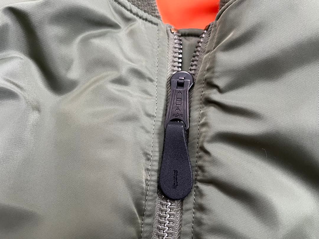 MA-1フライトジャケット オリーブグリーンALPHA