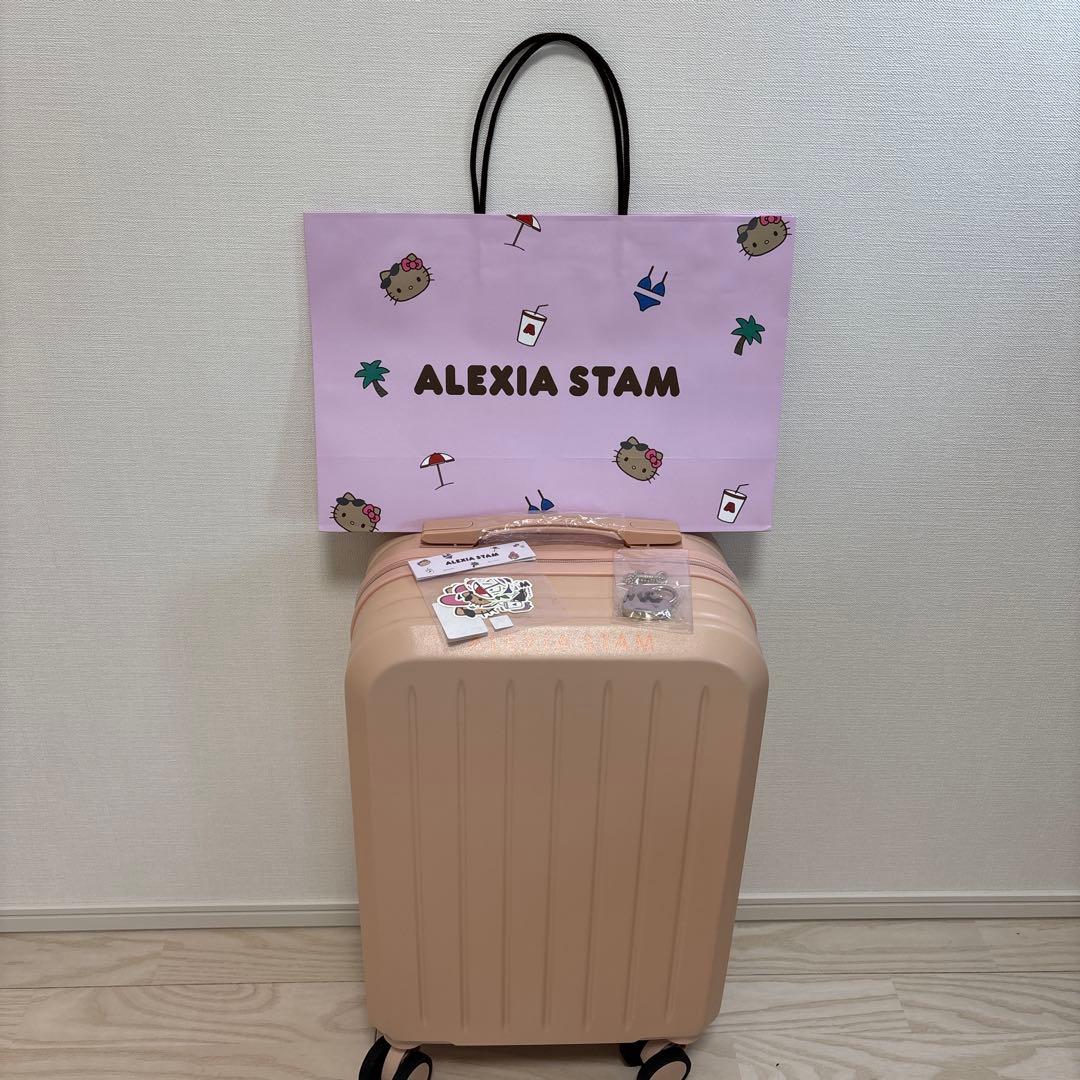ALEXIA STAM キャリーケース　チャーム　シール　袋　アレクシアスタン