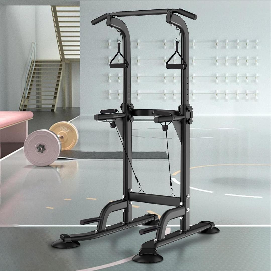 懸垂マシン⭐️ぶら下がり健康器 懸垂バー コンパクト 10段調節 筋トレ 背筋