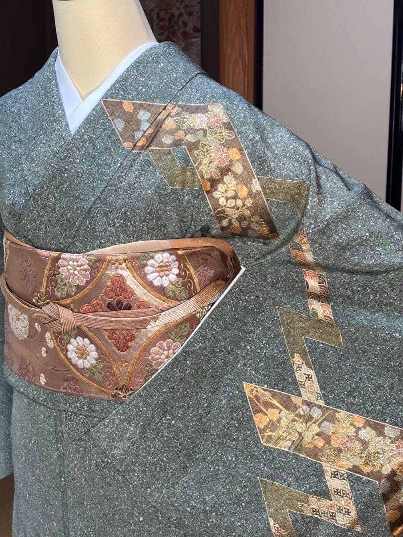 正絹たたき染め上品な訪問着