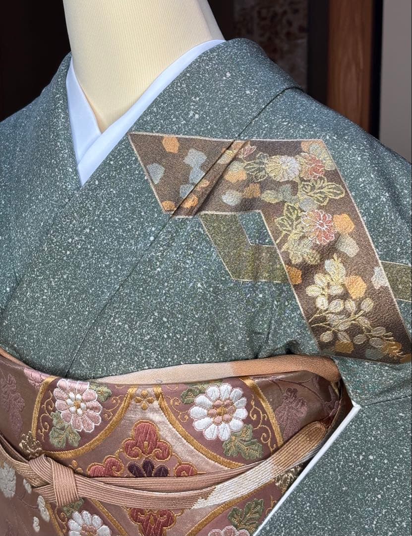 正絹たたき染め上品な訪問着