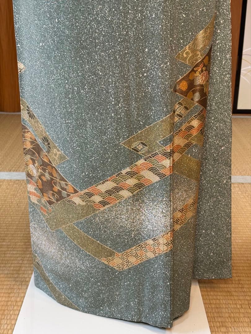 正絹たたき染め上品な訪問着