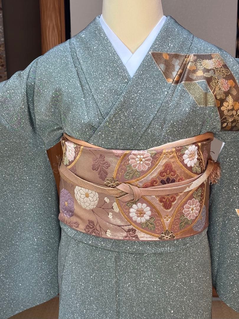 正絹たたき染め上品な訪問着