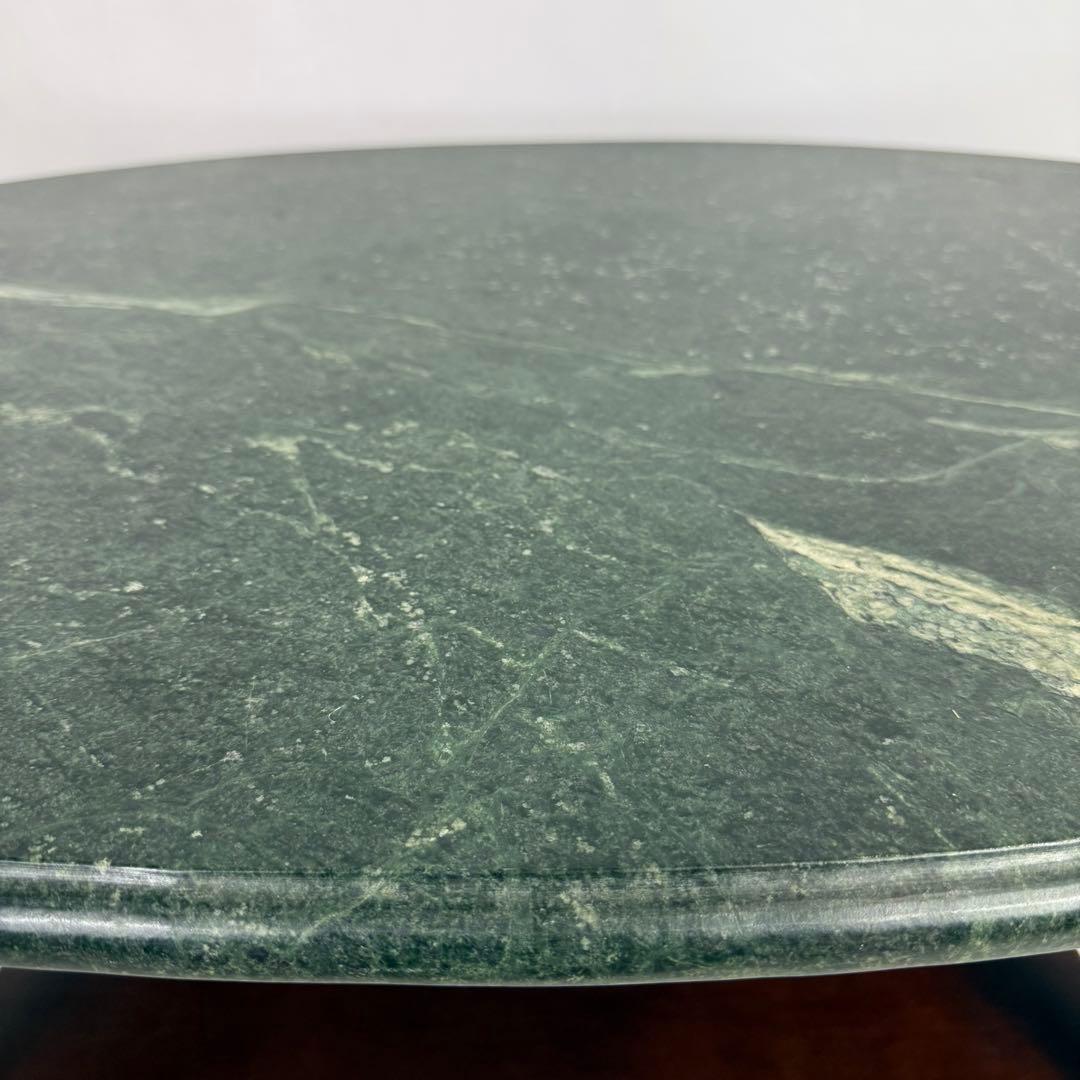天然大理石 楕円形テーブル　ティノスグリーン センターテーブル