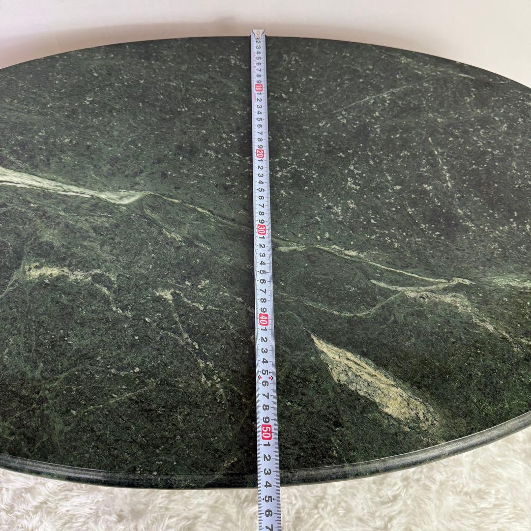 天然大理石 楕円形テーブル　ティノスグリーン センターテーブル