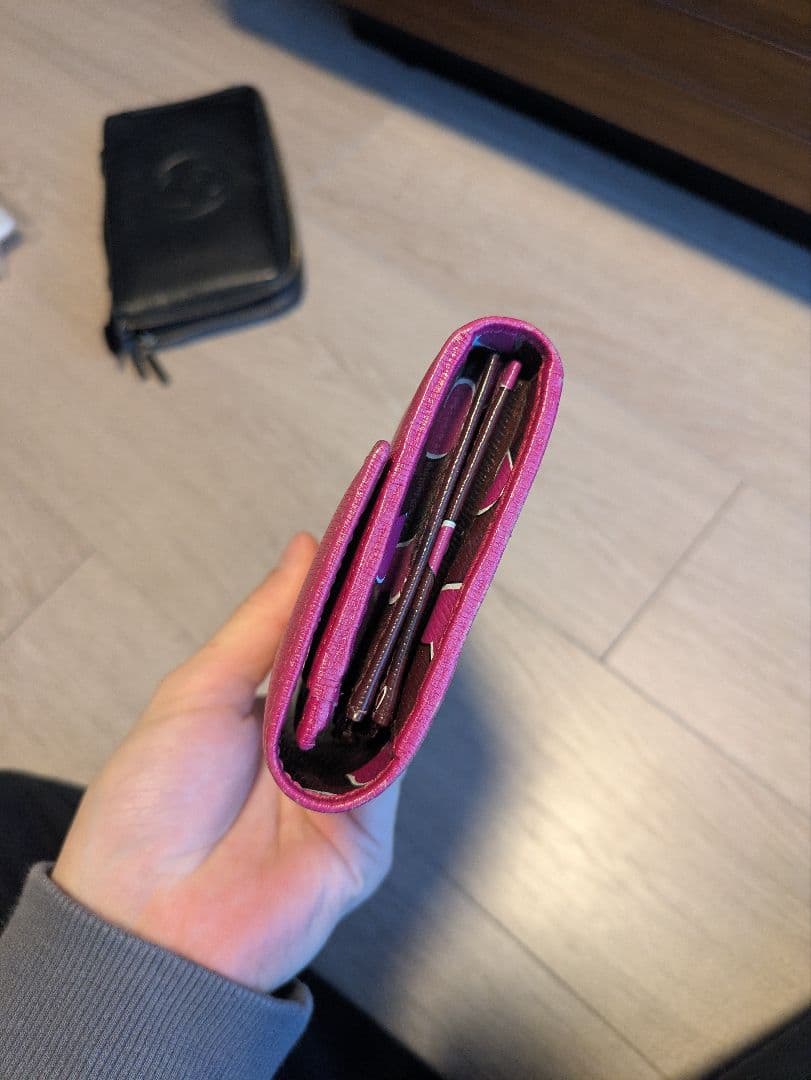 GUCCI　ハート　長財布　ピンク