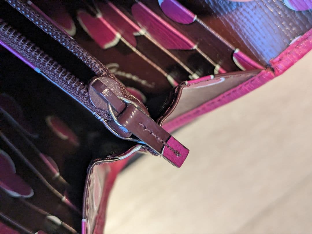 GUCCI　ハート　長財布　ピンク