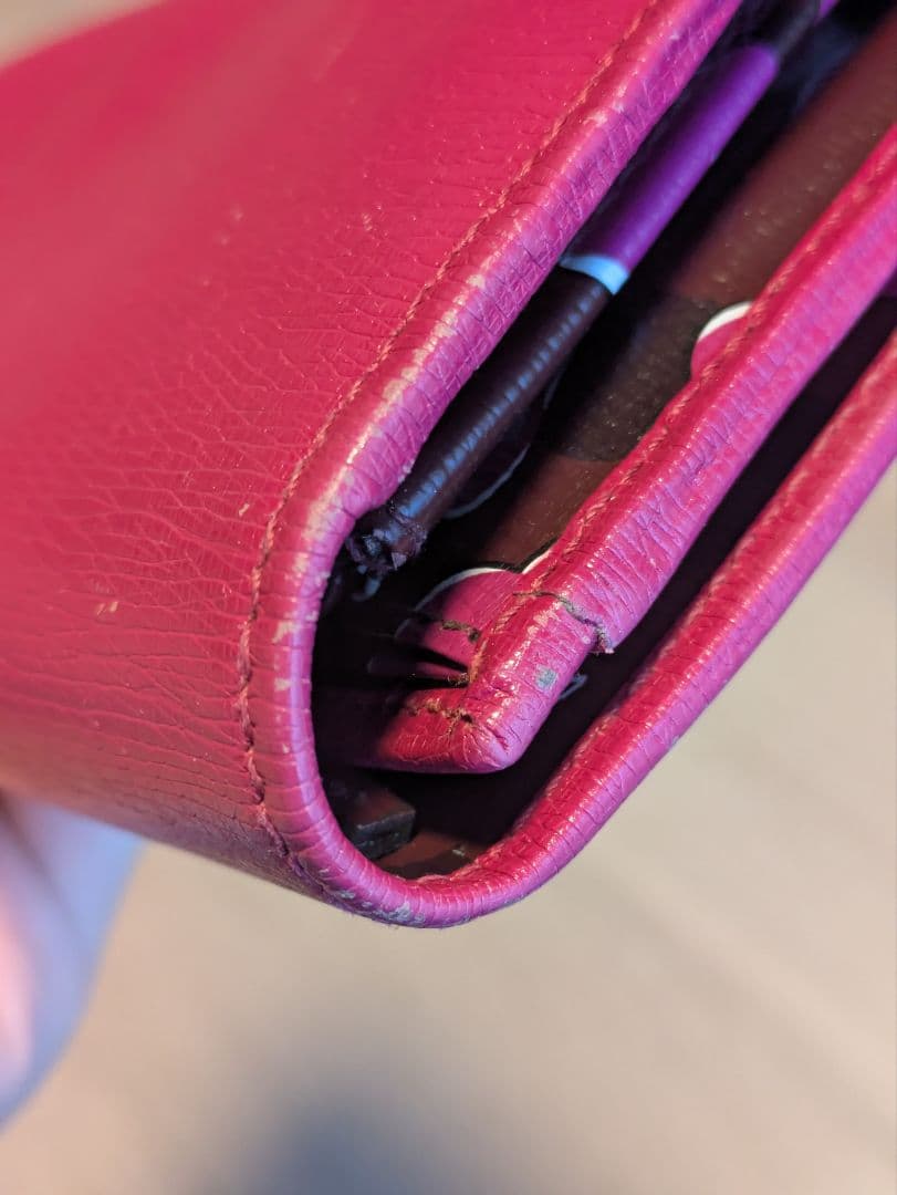 GUCCI　ハート　長財布　ピンク