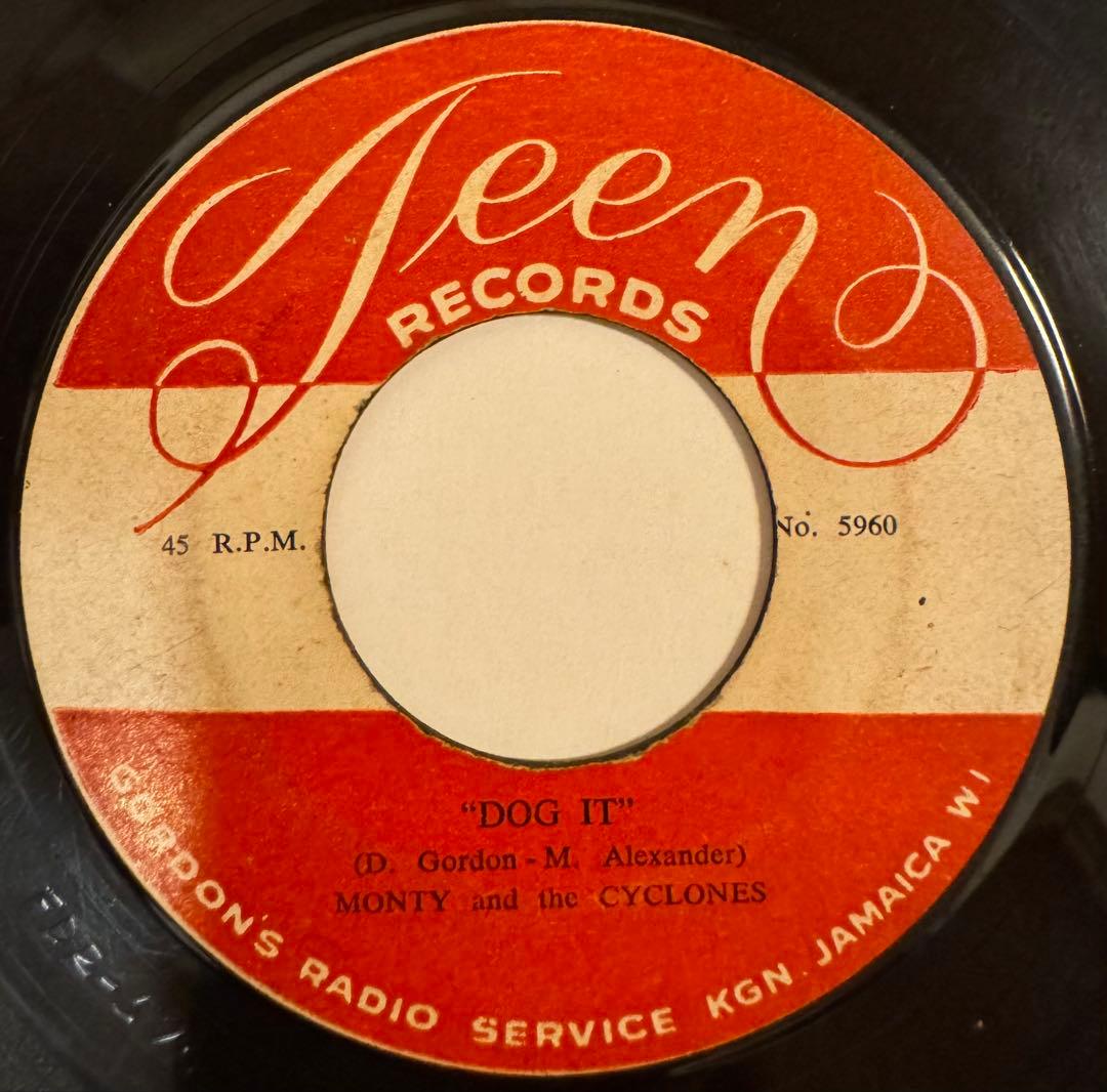 モンティ&サイクロンズ 45回転レコード