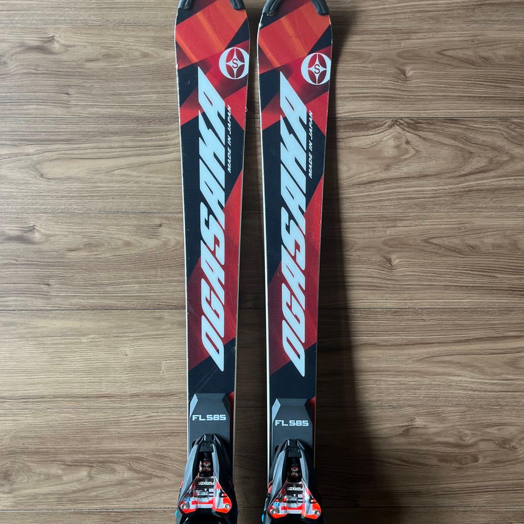 OGASAKA TC スキー板 FL585 ビンディング付き