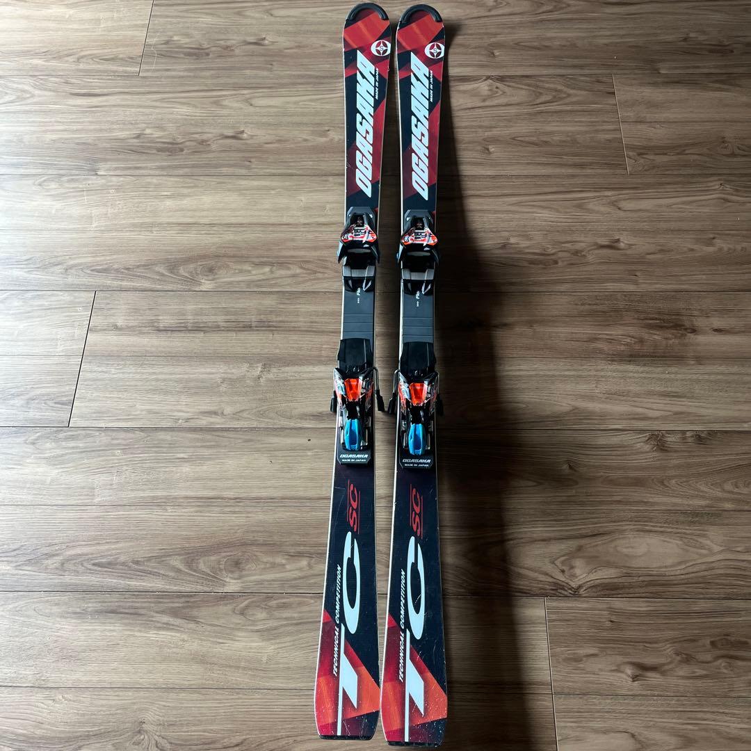 OGASAKA TC スキー板 FL585 ビンディング付き