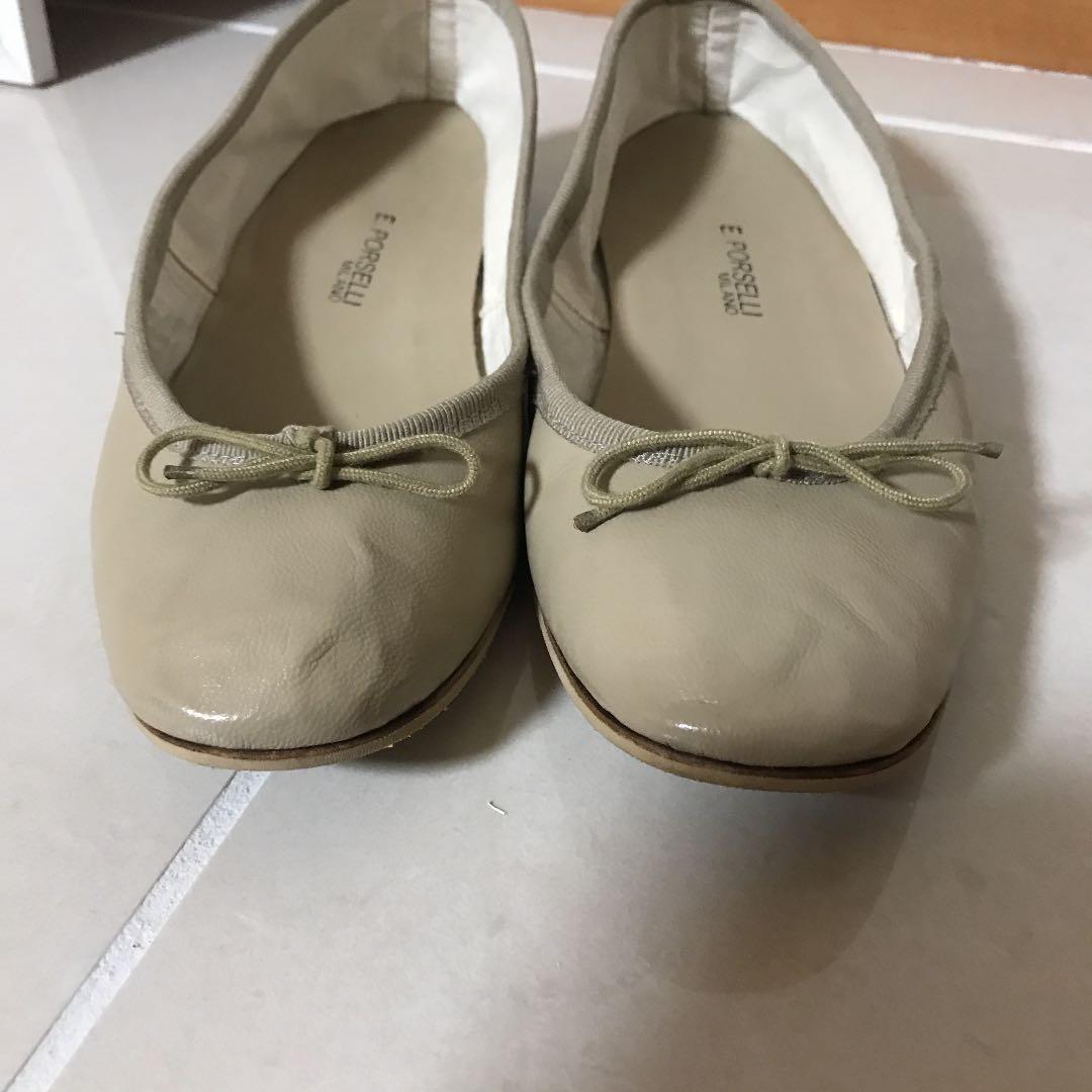 お値下げ！美品ポルセリバレエシューズベージュ36