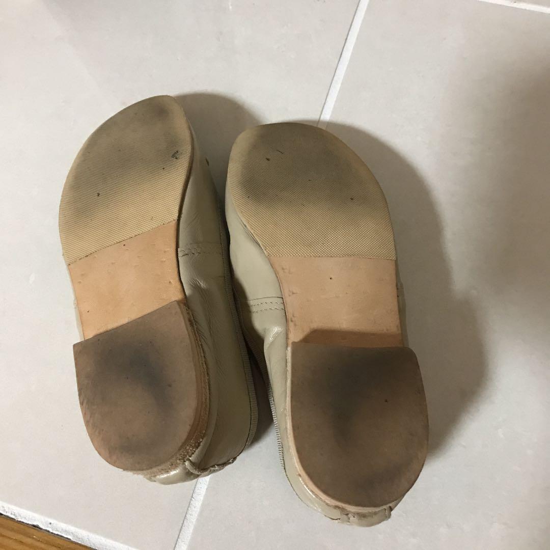 お値下げ！美品ポルセリバレエシューズベージュ36