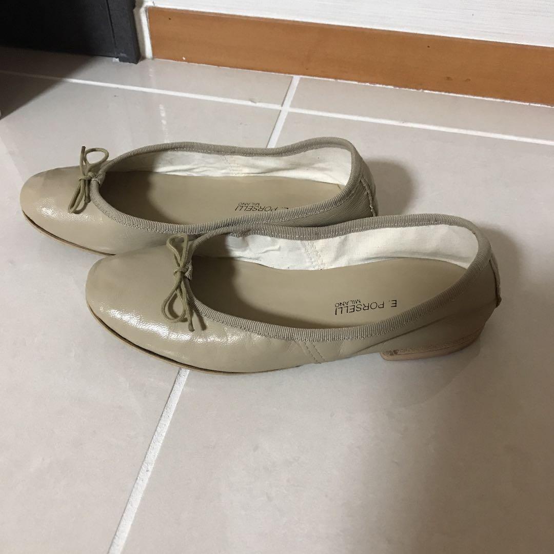 お値下げ！美品ポルセリバレエシューズベージュ36