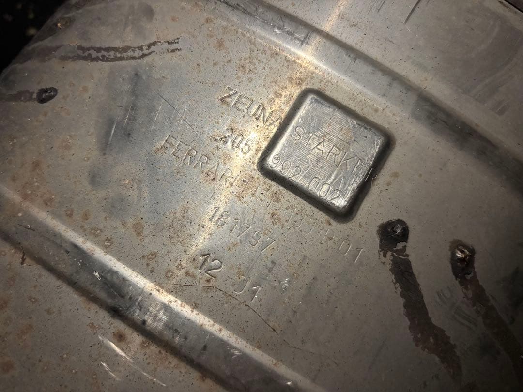 フェラーリ F550 マラネロ 純正マフラー