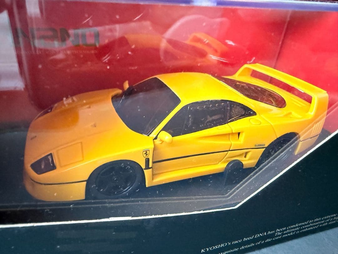 京商 KYOSHO dNANO フェラーリ F40 イエロー