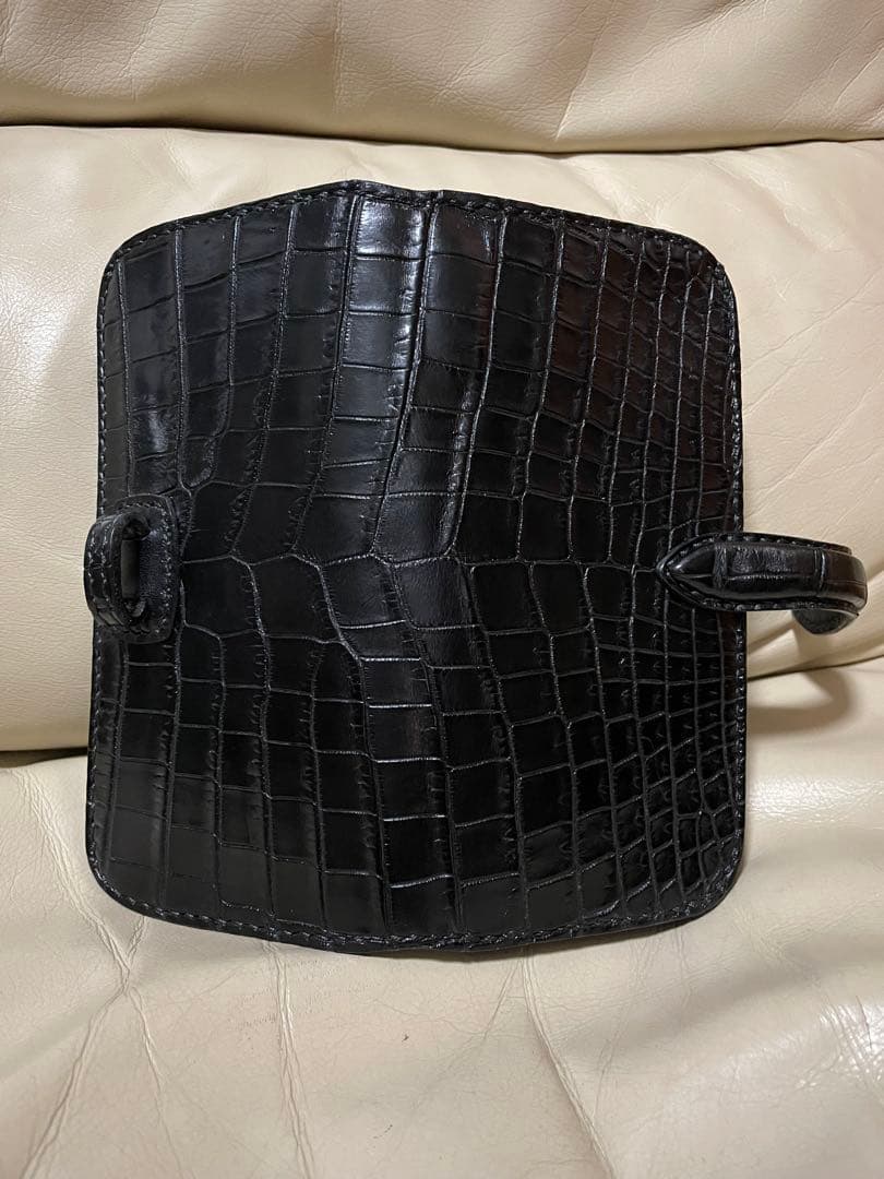 専用【新品同様】革物工房大輔　クロコダイル　ロングウォレット