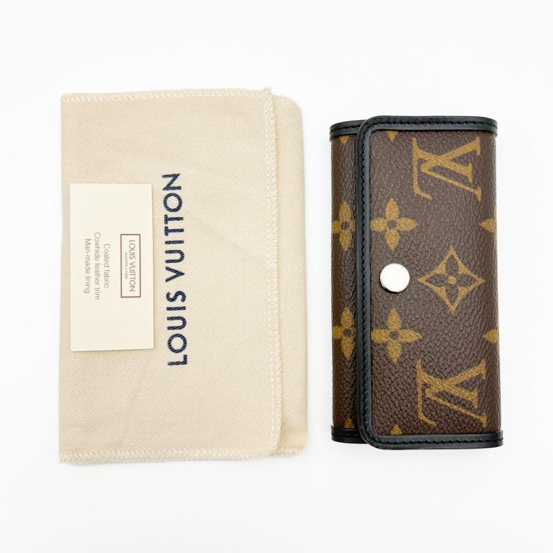 【新品同様】希少 ヴィトン モノグラム マカサー ミュルティクレ6 キーケース