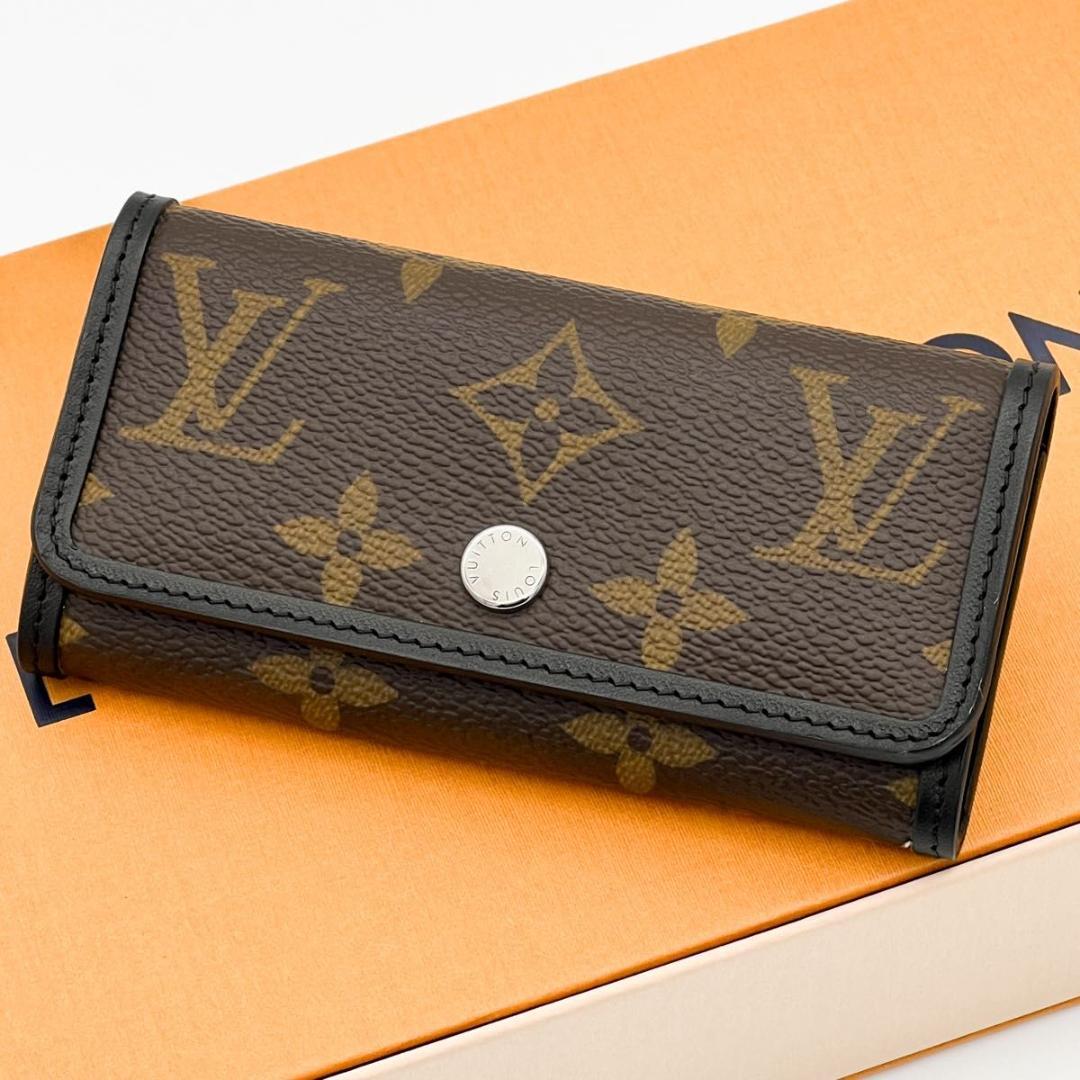 【新品同様】希少 ヴィトン モノグラム マカサー ミュルティクレ6 キーケース