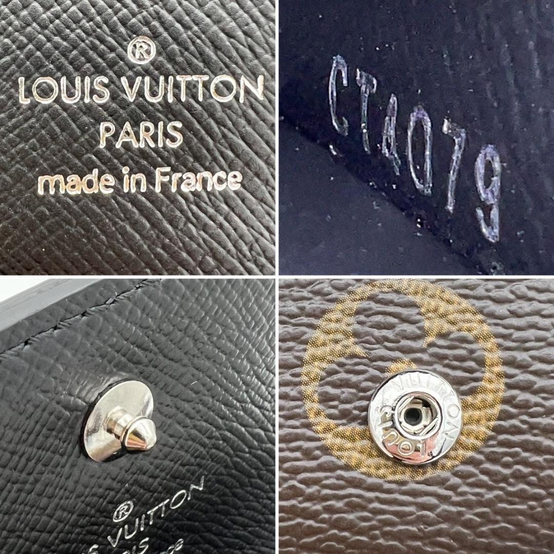 【新品同様】希少 ヴィトン モノグラム マカサー ミュルティクレ6 キーケース