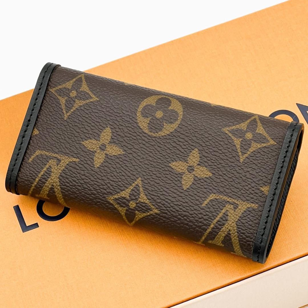 【新品同様】希少 ヴィトン モノグラム マカサー ミュルティクレ6 キーケース