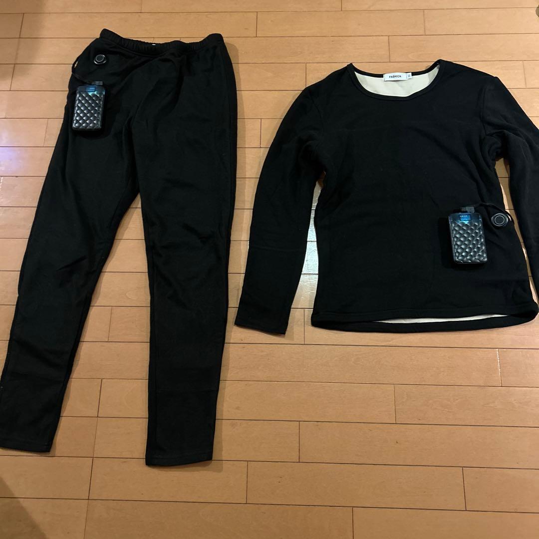 FASHION 電熱長袖シャツ・パンツ セット