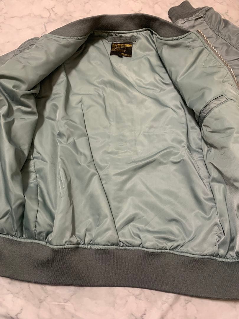 【美品】BEAUTY&YOUTH別注 AVIREX 66ナイロン MA-1 40