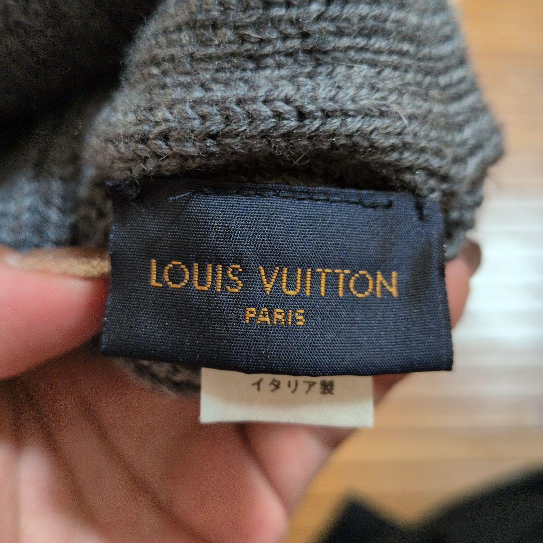 gure　LOUIS VUITTON ミトン 手袋 グレー ホワイト