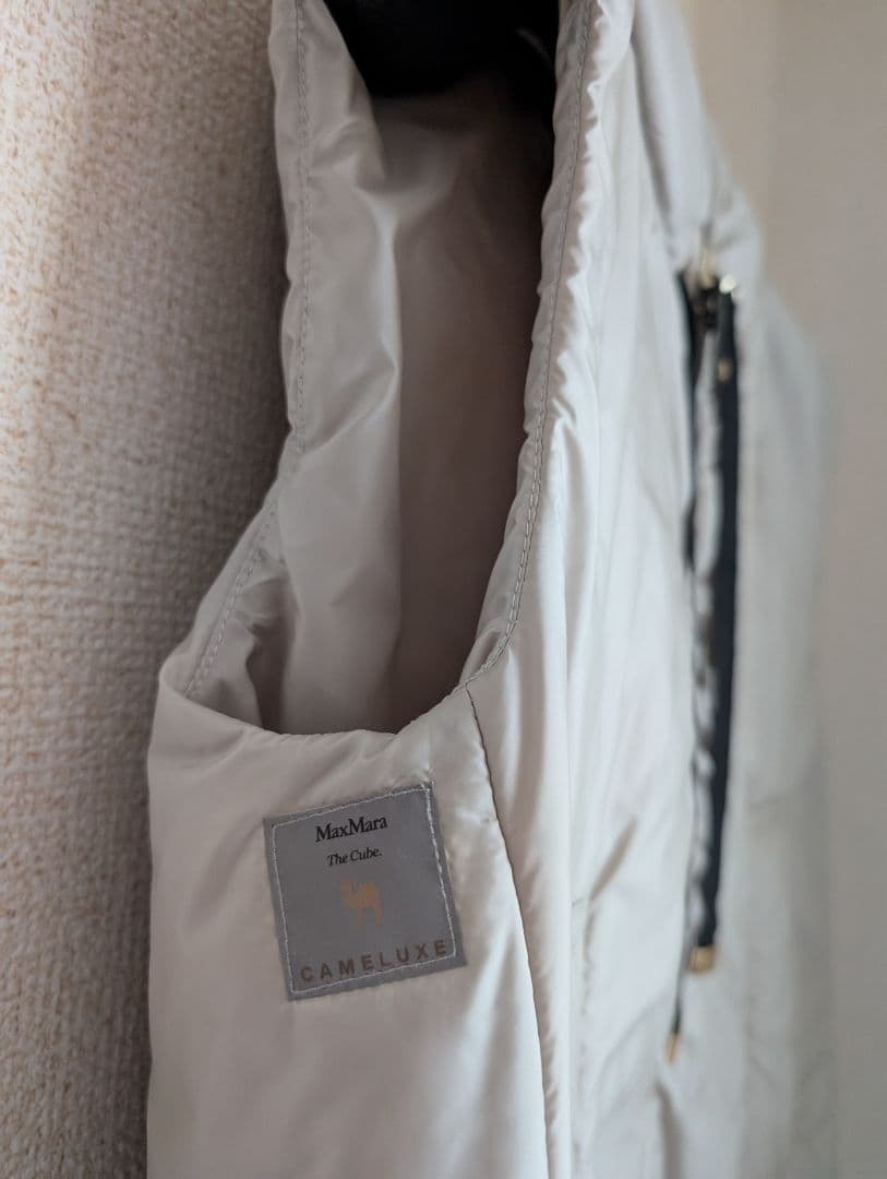 新品 Max Mara THE CUBE 撥水 ジレ ベスト 白 M 2025