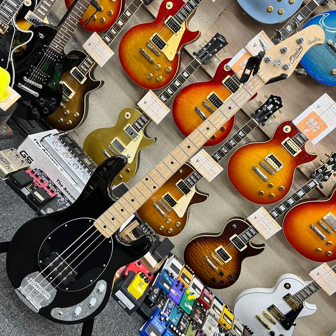 【弦交換込11537】Sterling RAY4 スティングレイタイプ ブラック