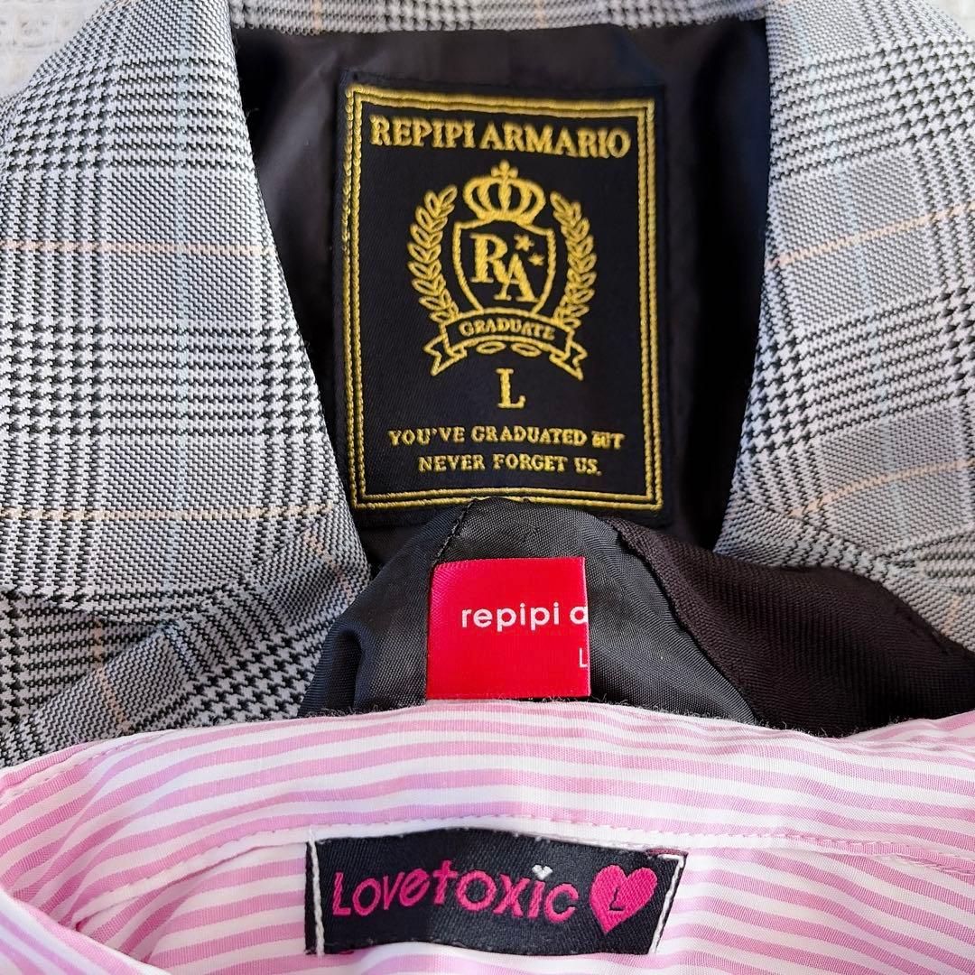 2【美品】レピピアルマリオ ガールズスーツ　卒服　160㎝　5点セット