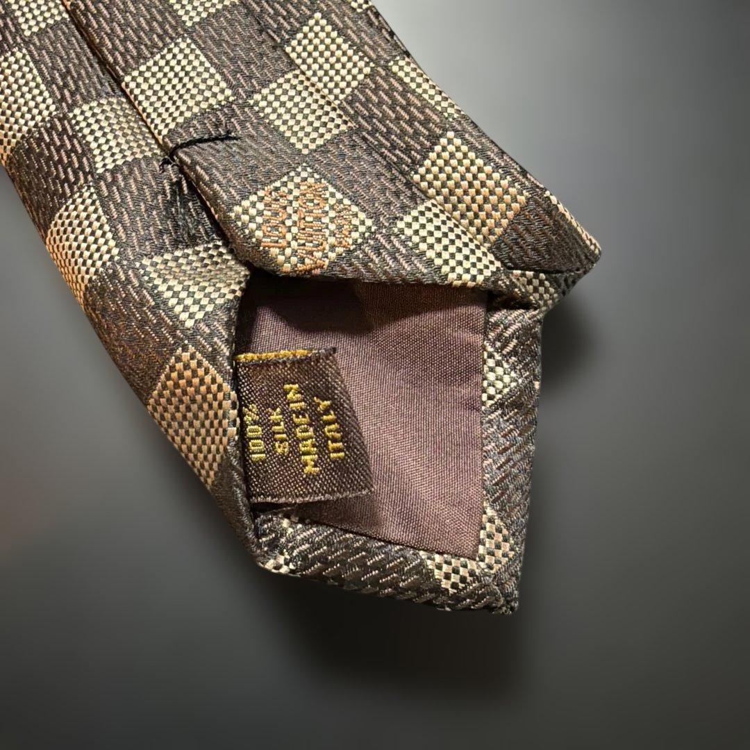 LOUIS VUITTON チェック柄ネクタイ
