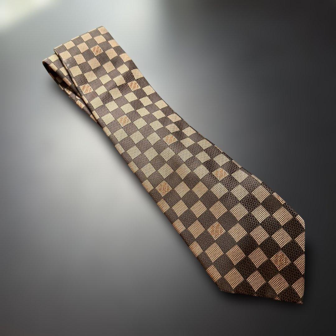 LOUIS VUITTON チェック柄ネクタイ