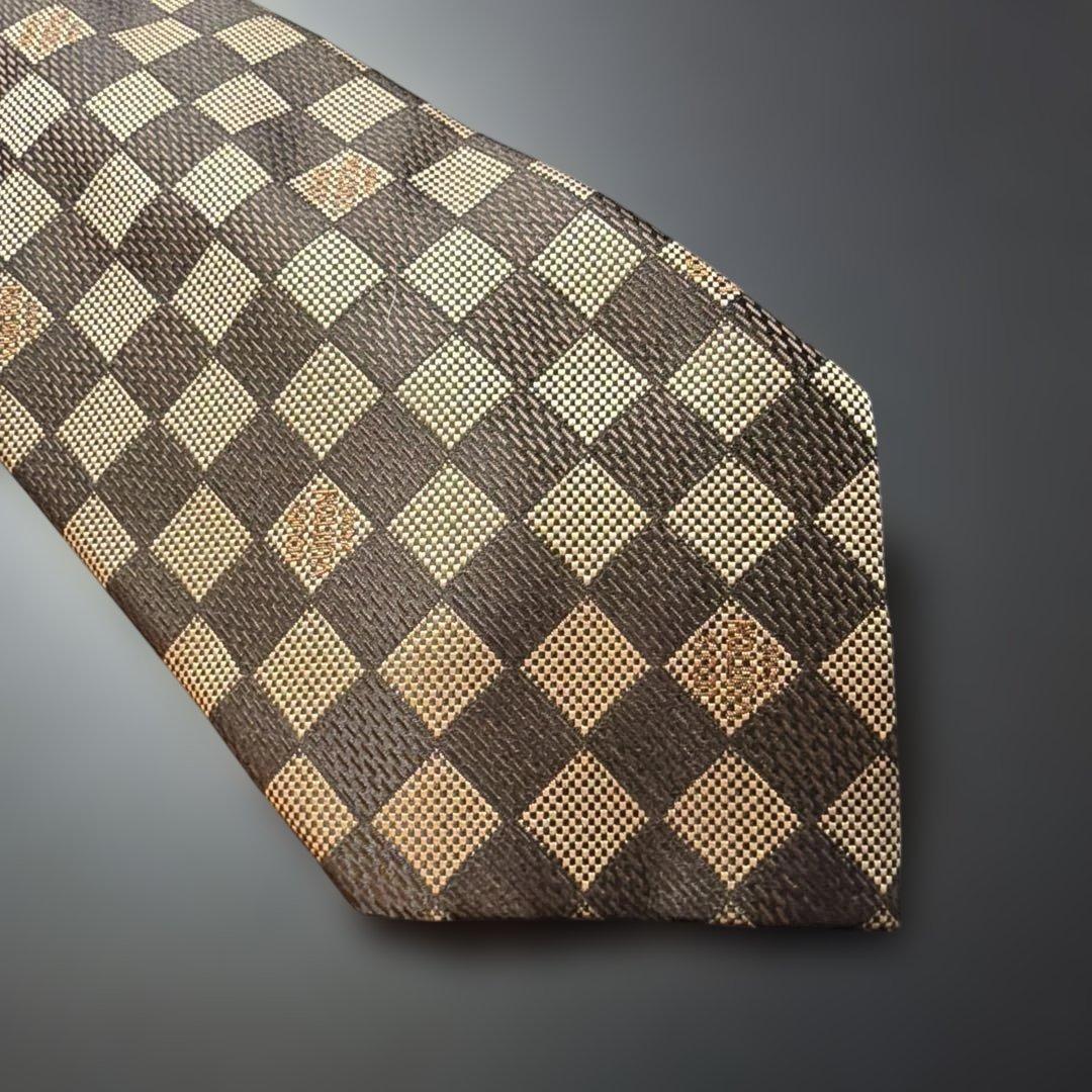 LOUIS VUITTON チェック柄ネクタイ