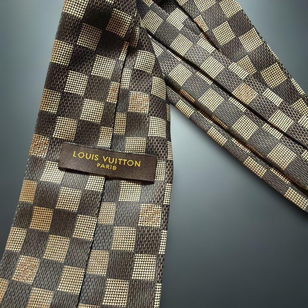 LOUIS VUITTON チェック柄ネクタイ