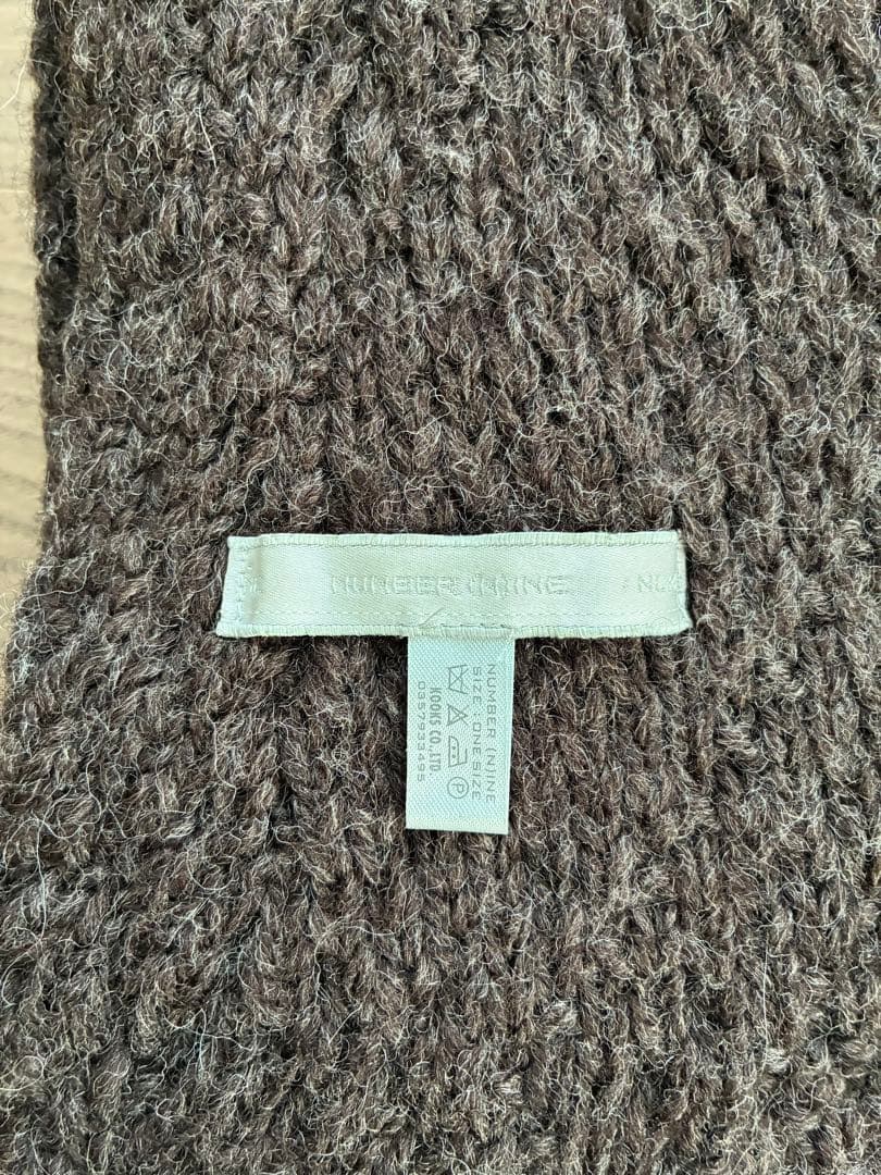 【美品】NUMBER (N)INEナンバーナイン02AWジョージ期マフラー 初期