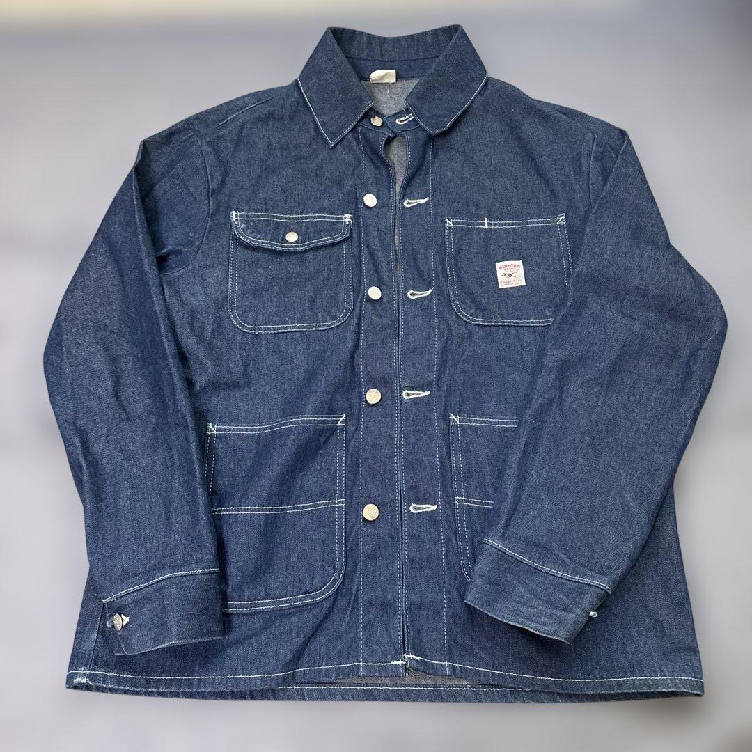 POINTER BRAND デニムカバーオール　サイズM