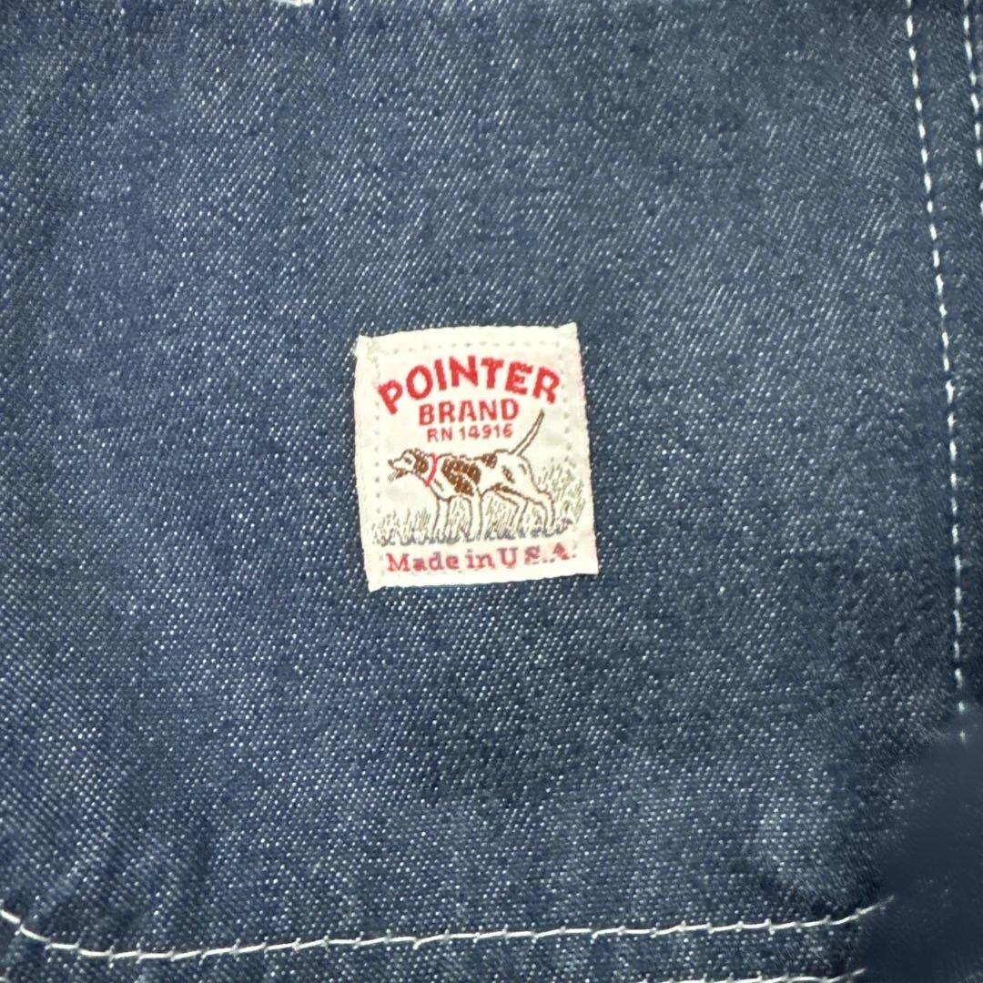 POINTER BRAND デニムカバーオール　サイズM