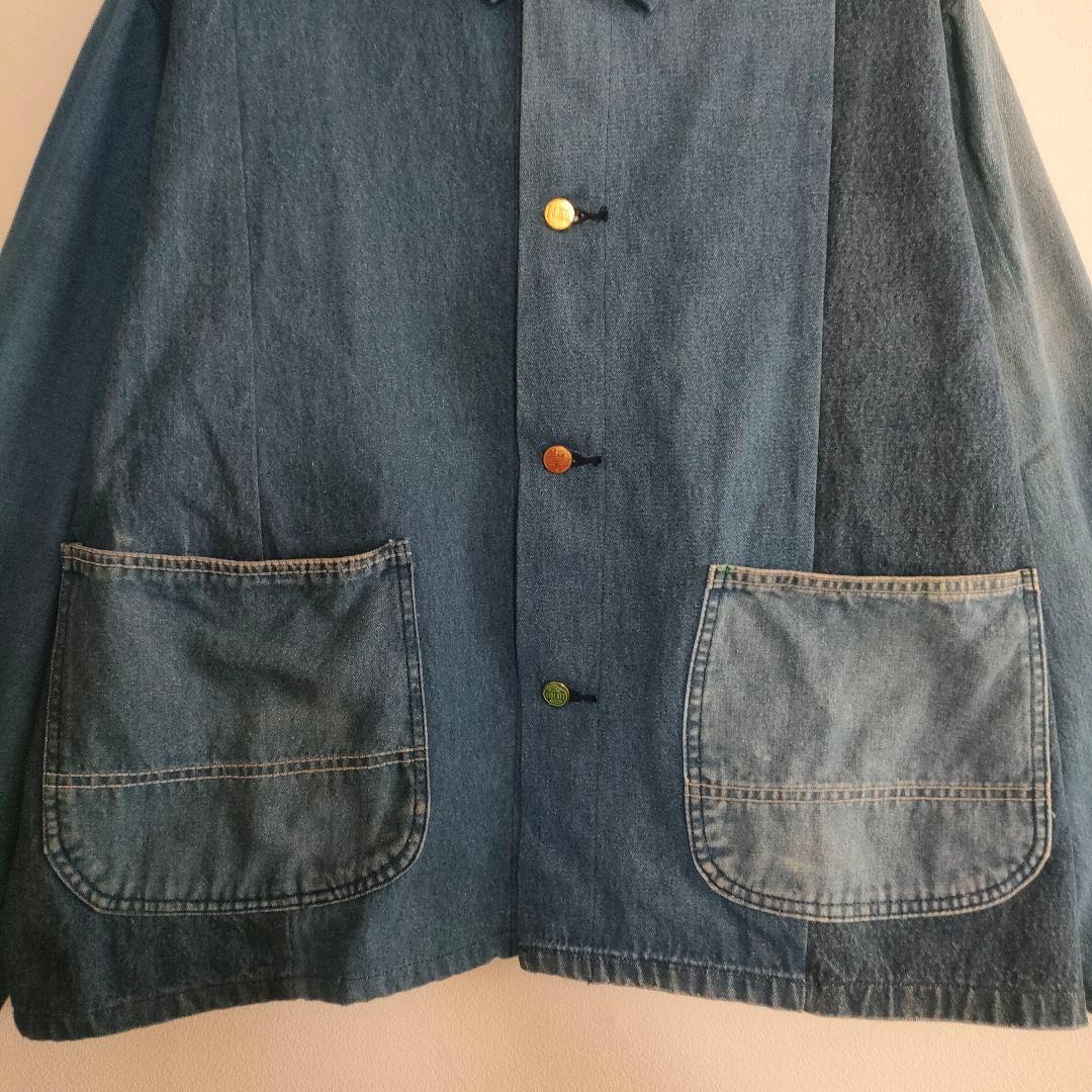 ジャケット・アウター Sunny Side Up Remake Patchwork Coverall