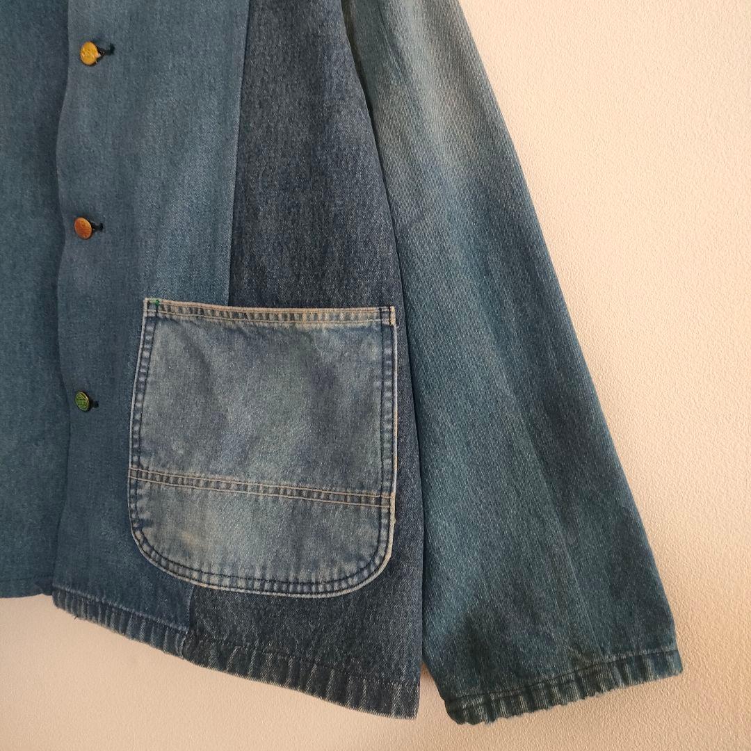 ジャケット・アウター Sunny Side Up Remake Patchwork Coverall