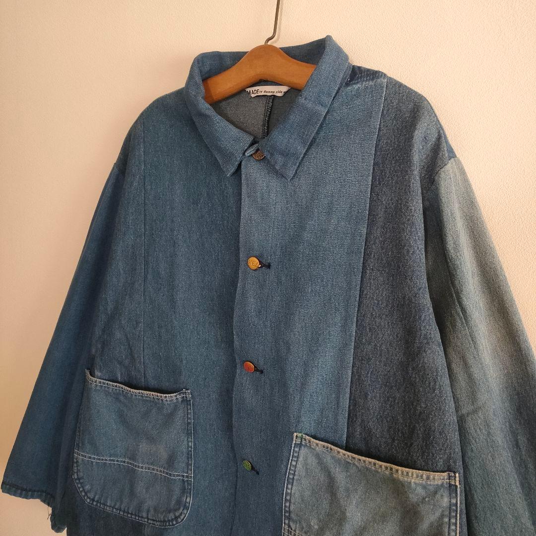 ジャケット・アウター Sunny Side Up Remake Patchwork Coverall