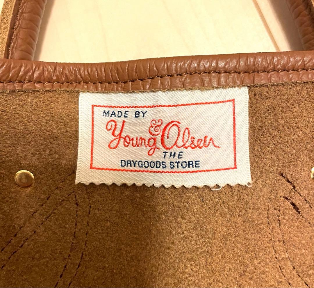 バッグ YOUNG&OLSEN EMBOSSED LEATHER HAVERSACK M