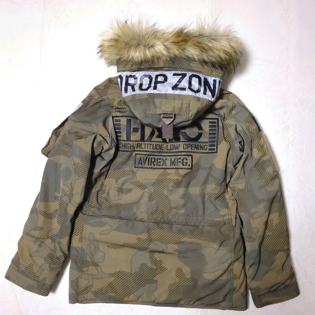 美品 AVIREX N-3B FLIGHT JACKET HALO 迷彩 M