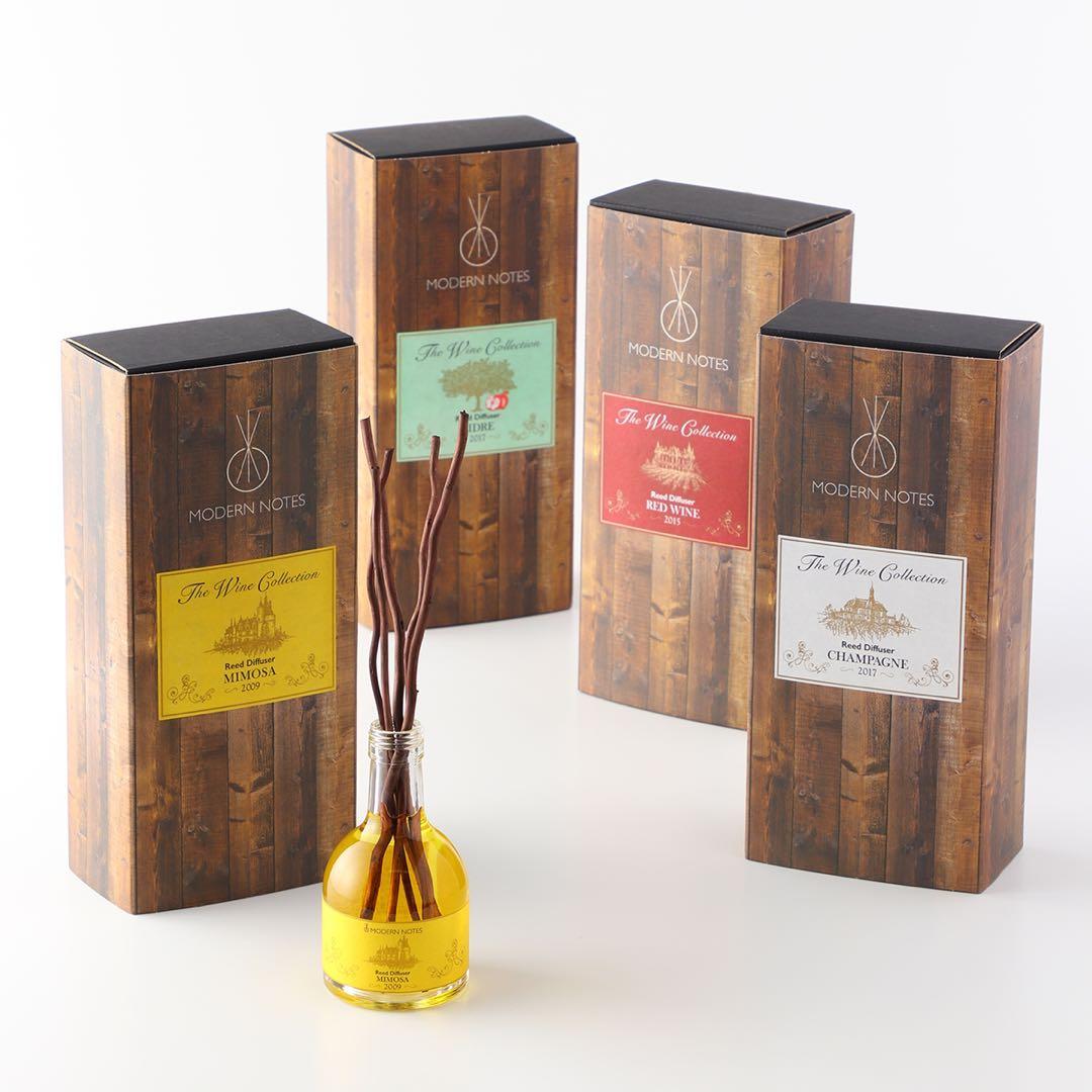 モダンノーツ　ディフューザー　ワインコレクション　レッドワイン　本体＋詰替✖️各２