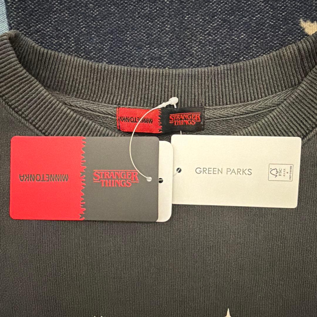 ストレンジャー・シングス x ミネトンカ スウェット Green Parks