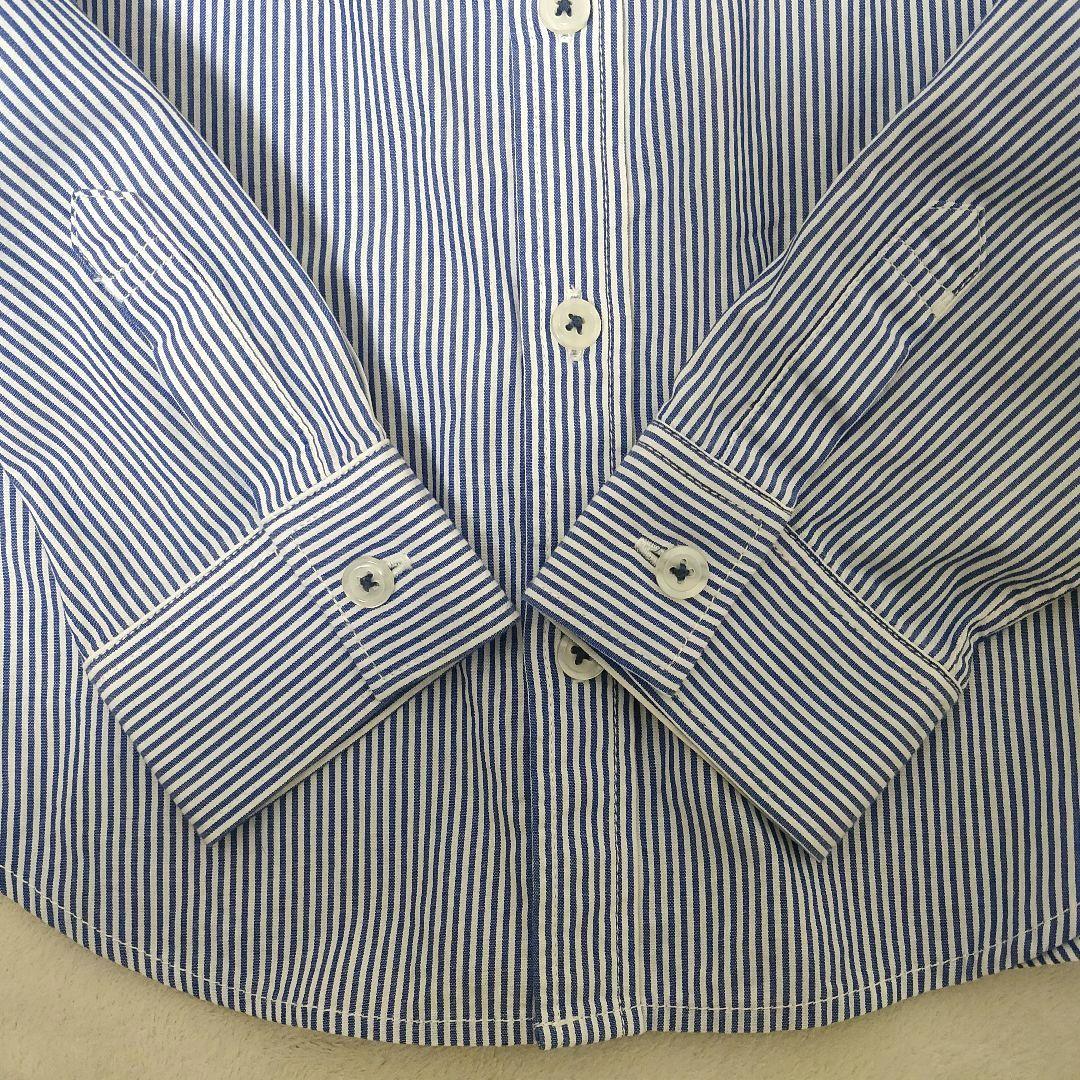 グリーンレーベルリラクシング 金ボタン キッズスーツ 3点セット ストライプ