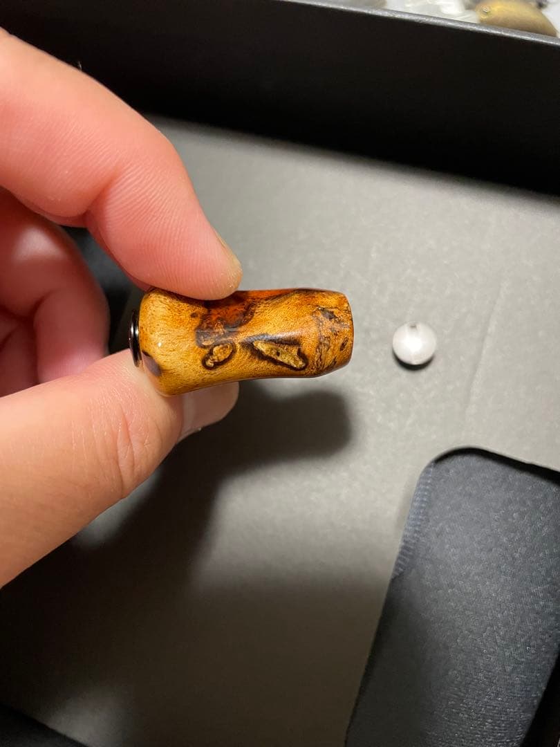 k*o様 わたらせ樹脂工房　花梨紅白スポルテッド　シマノ用　左巻き　実釣り未使用