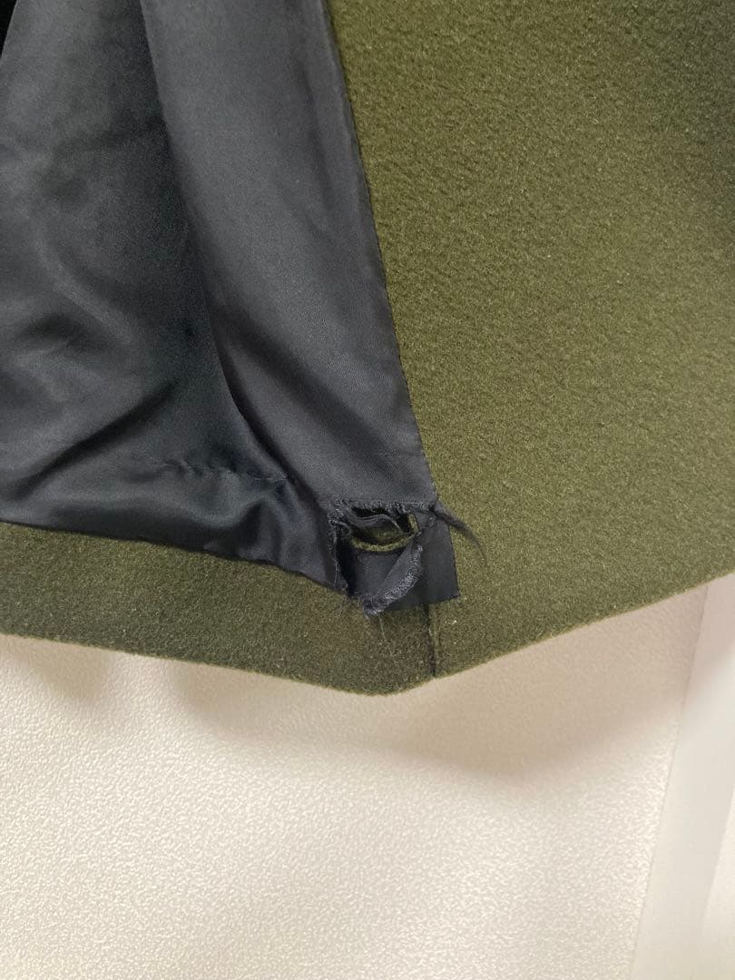 HYKE メルトン ロングコート サイズ1