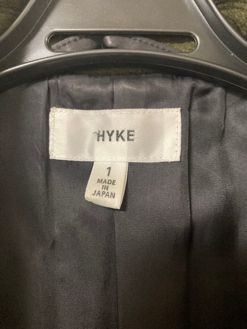 HYKE メルトン ロングコート サイズ1