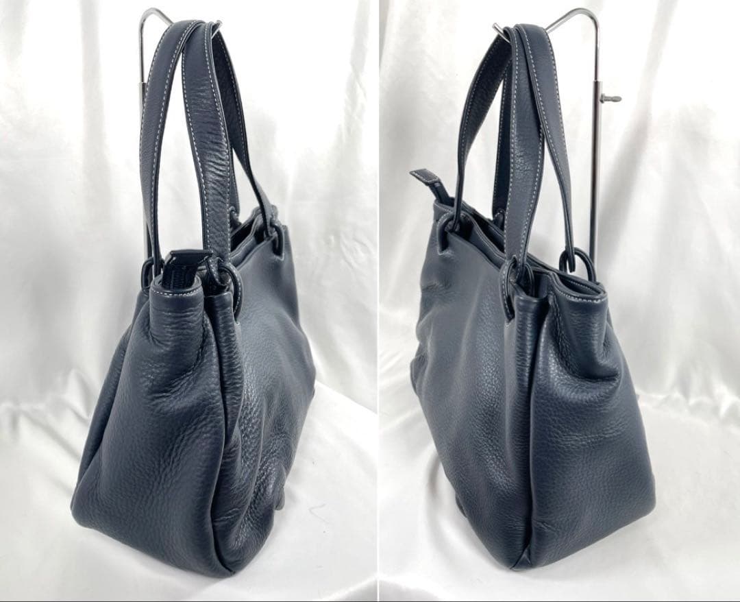 未使用 Kitamura キタムラ トートバッグ ハンドバッグ レザー 袋付き